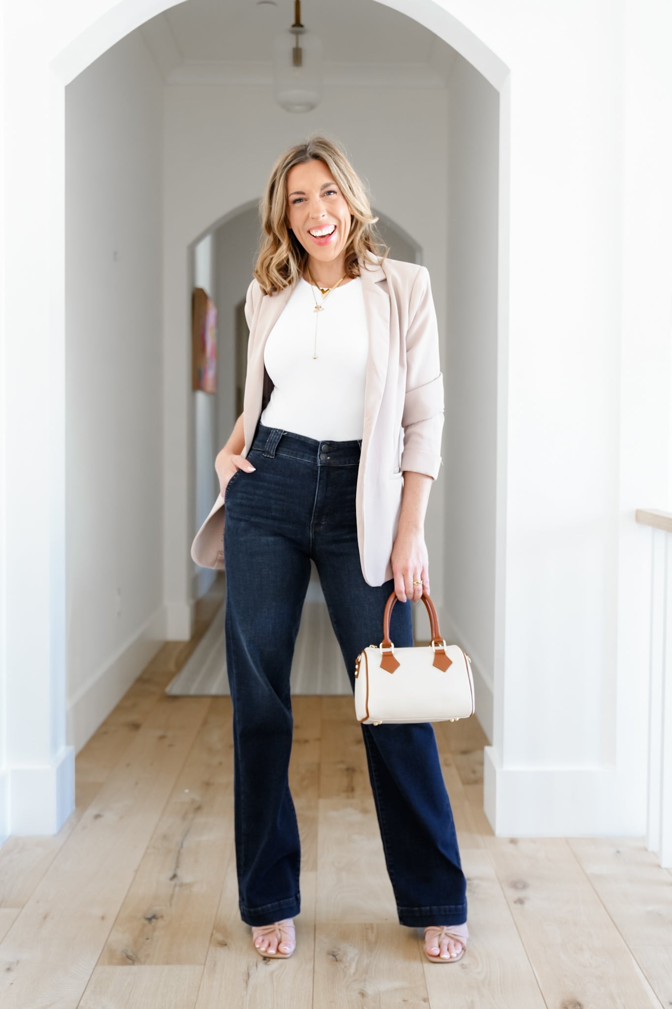 Judy Blue The Everly Trouser Dark Wash Trouser Wide Leg Jeans