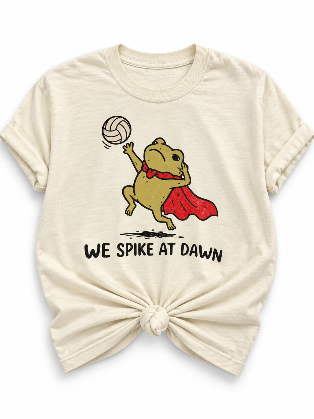 Plus/Reg Short Sleeve "We Spike At Dawn" Graphic Tee