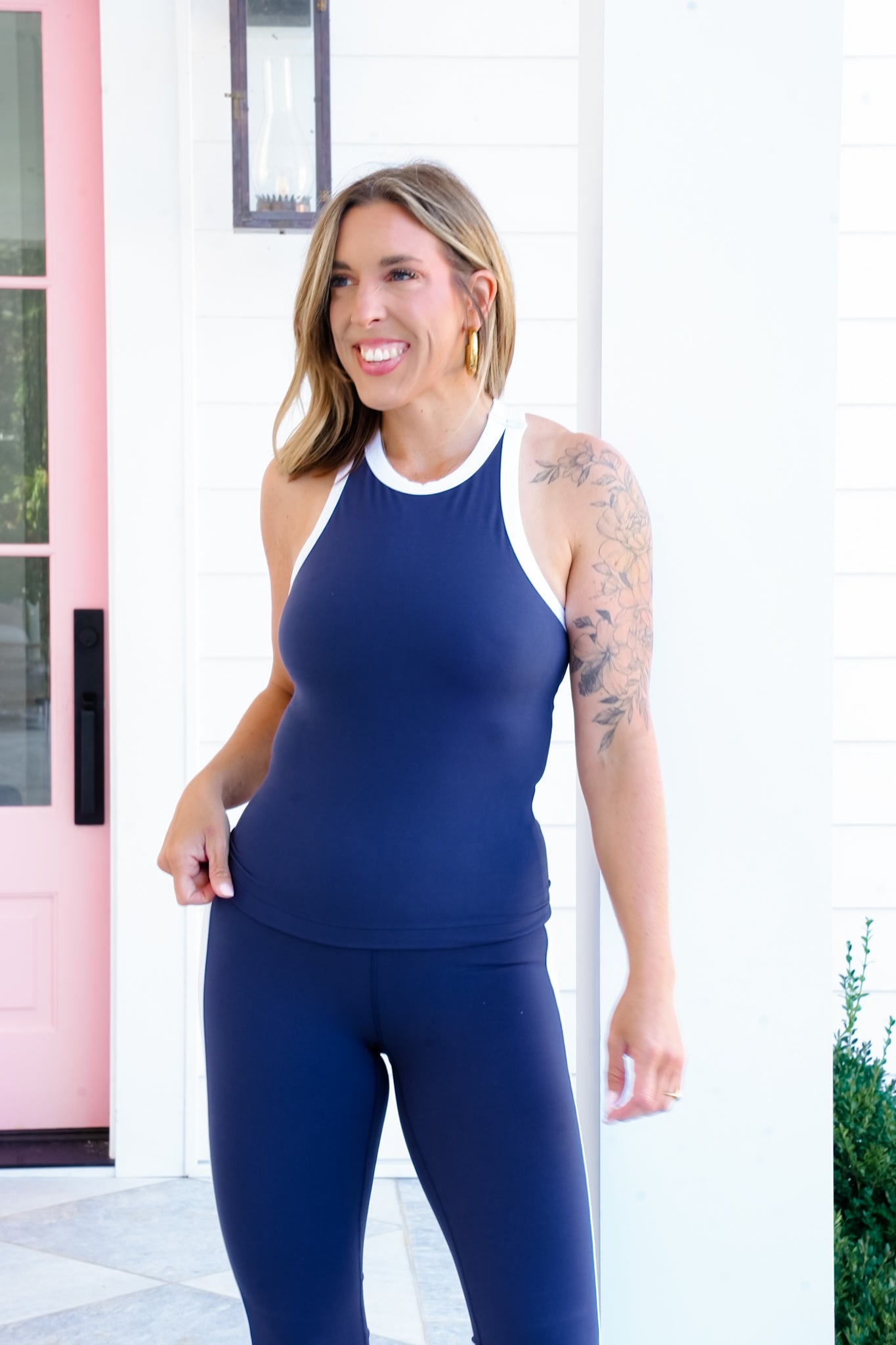 Racerback Tank with Built-In Bra