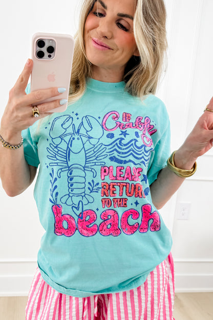 Plus/Reg Short Sleeve "If Crabby..." Graphic Tee