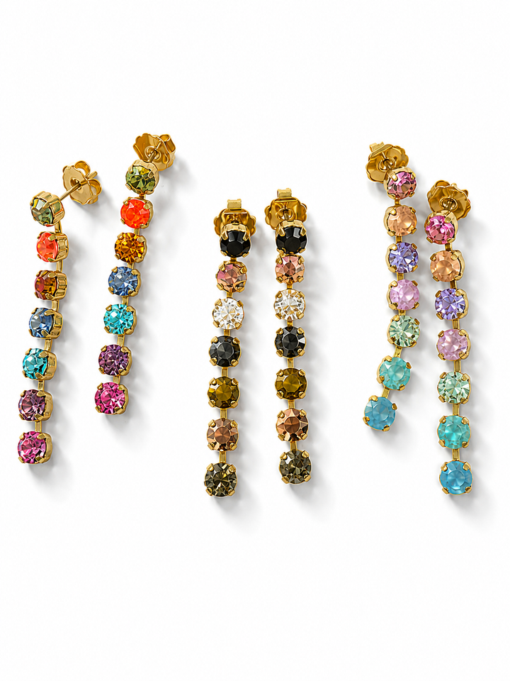 TOVA Mini Berenike Crystal Drop Earrings