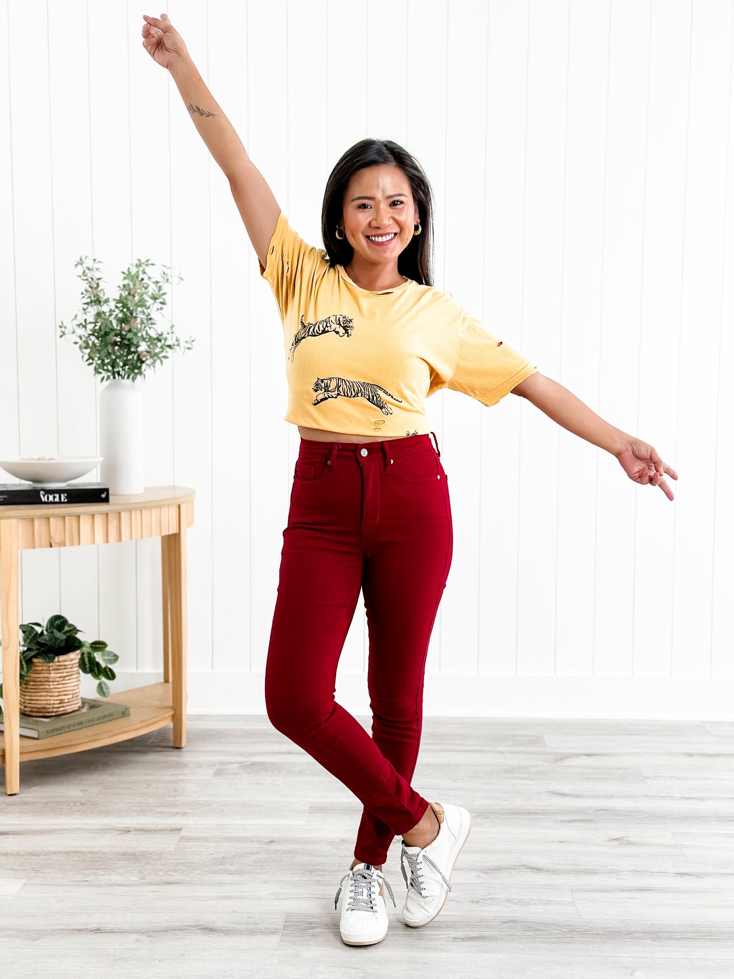 Judy Blue Scarlet Letter High Rise Tummy Control Skinny Jeans