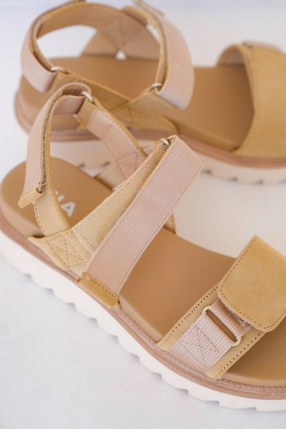 MIA Stylish Platform Sandal with Adjustable Velcro Straps