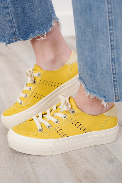 Blowfish Casual Perforated  Low Top Sneakers