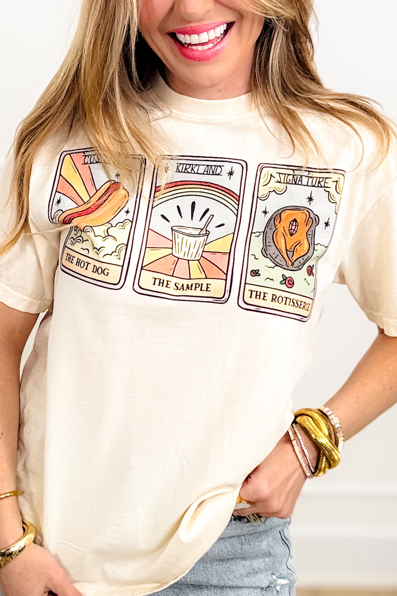 Plus/Reg Short Sleeve "Costco, Kirkland, Signatures" Graphic Tee