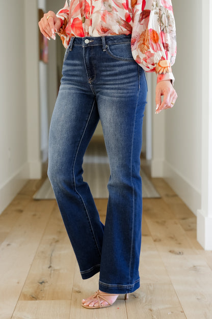 J21 Eleven By Risen High Rise Dark Wash Bootcut Jeans