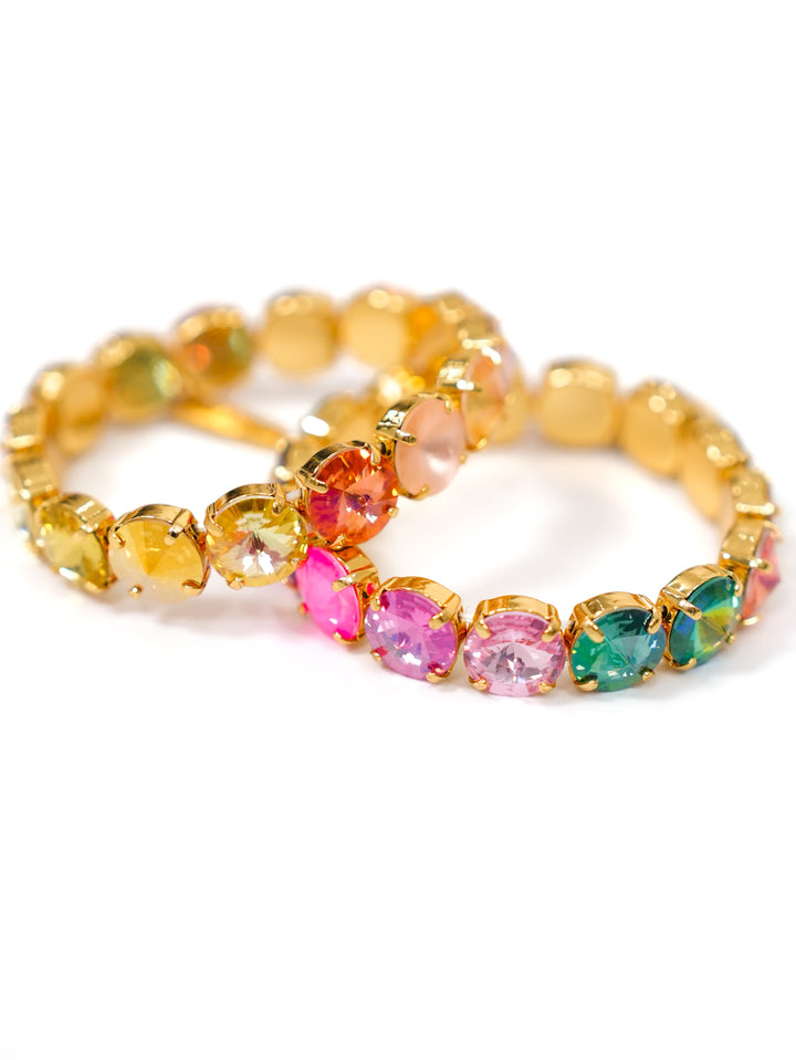 TOVA Croatia Colorful Crystal Stretch Bracelet