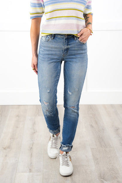Kancan High Rise Medium Wash Classic Skinny