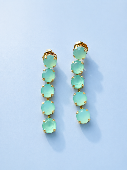 TOVA Oakland Opal Crystal Drop Earrings