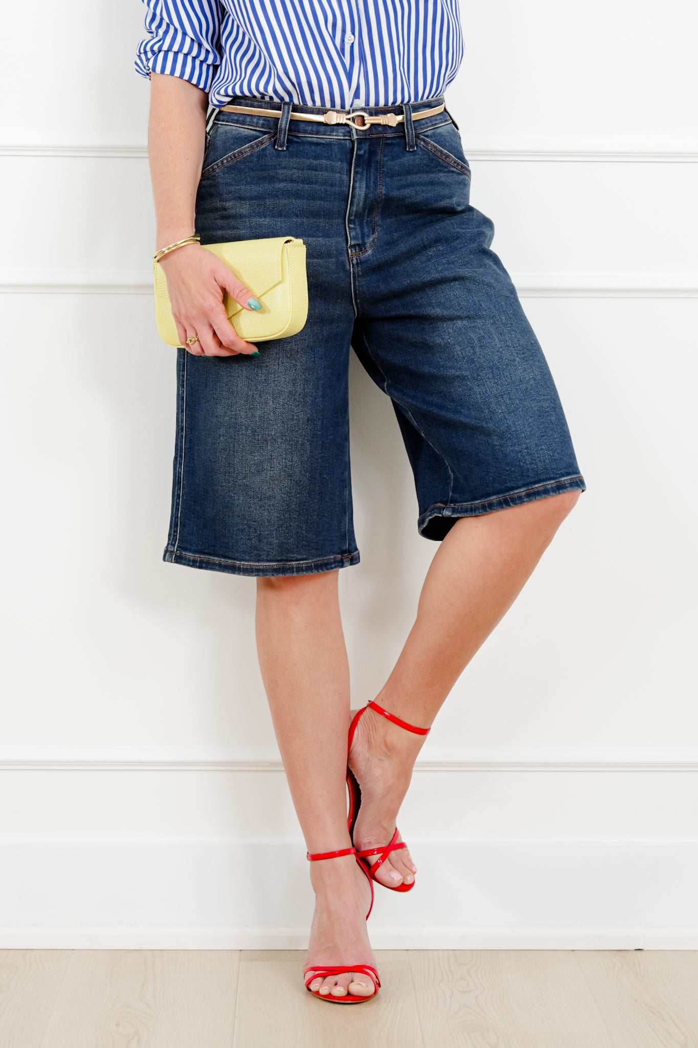 Judy Blue Dark Wash Jort