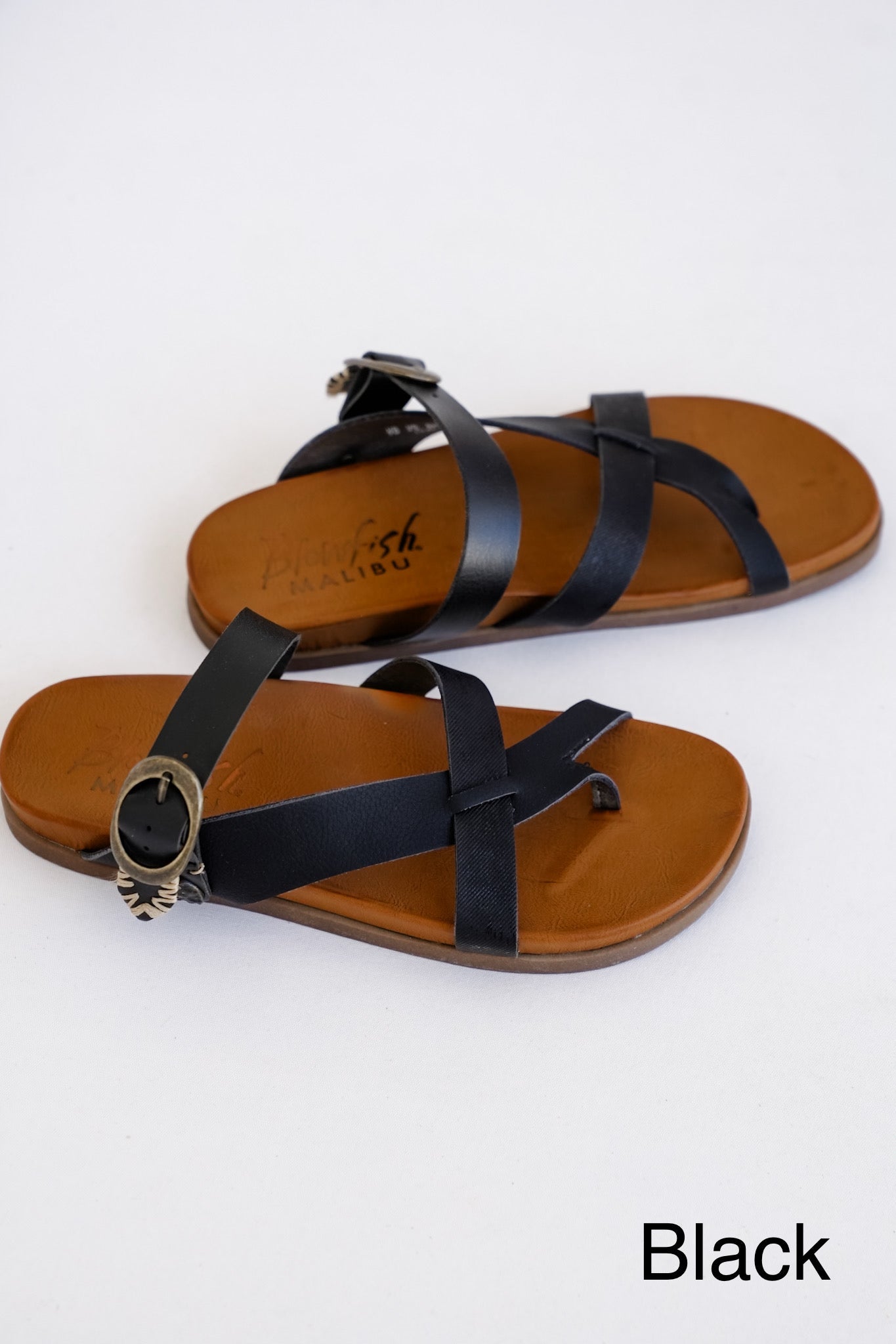Blowfish Strappy Sandals with Adjustable Buckle Accent