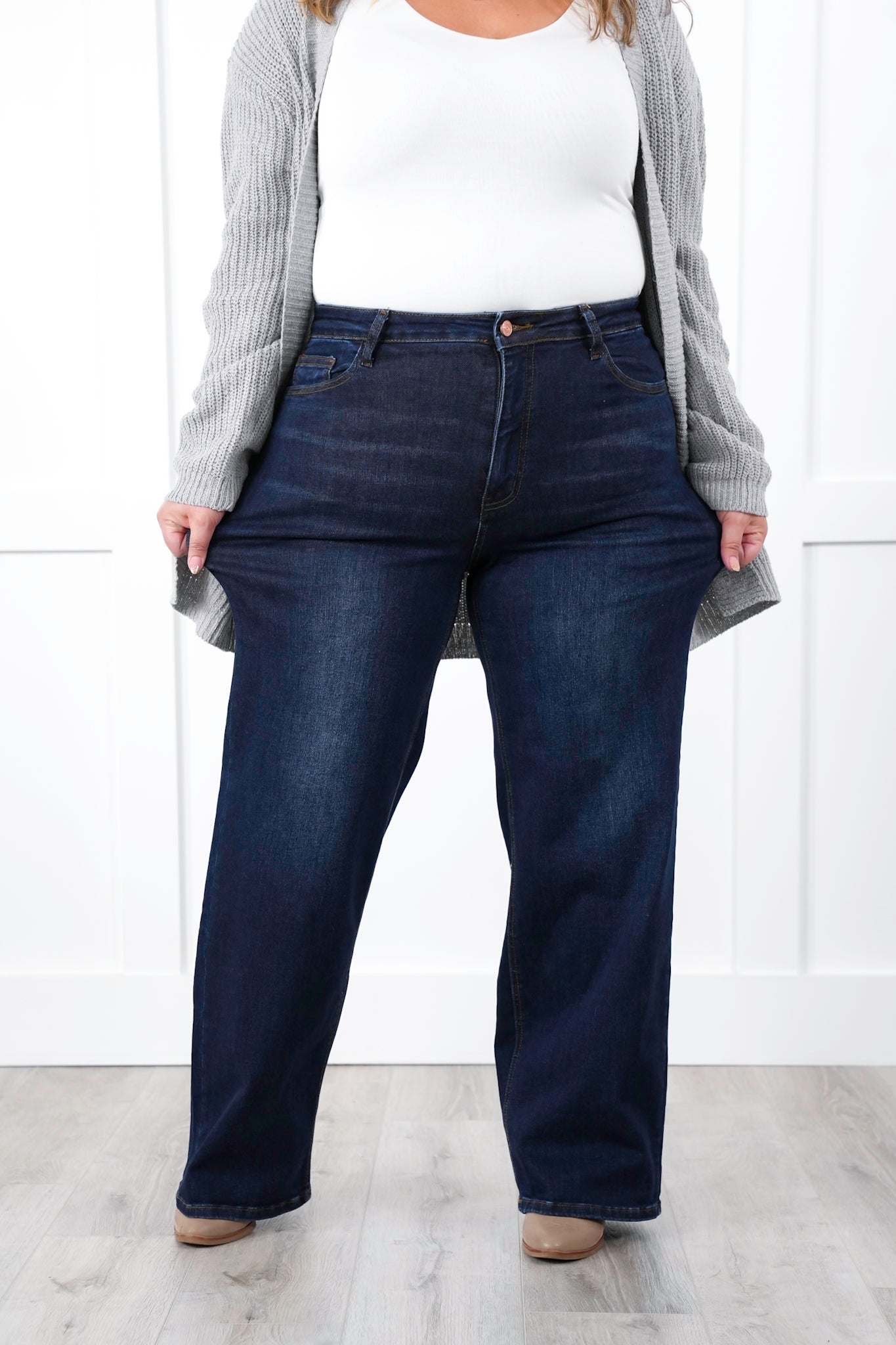 Lovervet High Rise Dark Wash 90's Vintage Loose Jeans