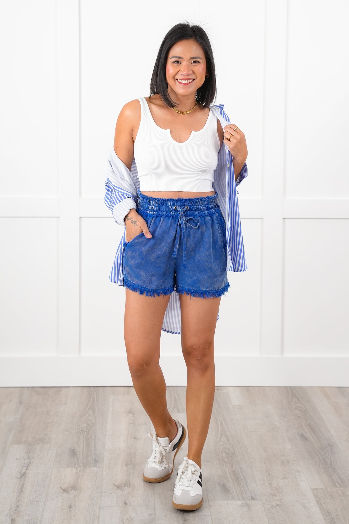 Door Buster! Zenana Split Bra Tank Top
