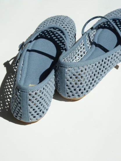 MIA Woven Mesh Mary Jane Flat