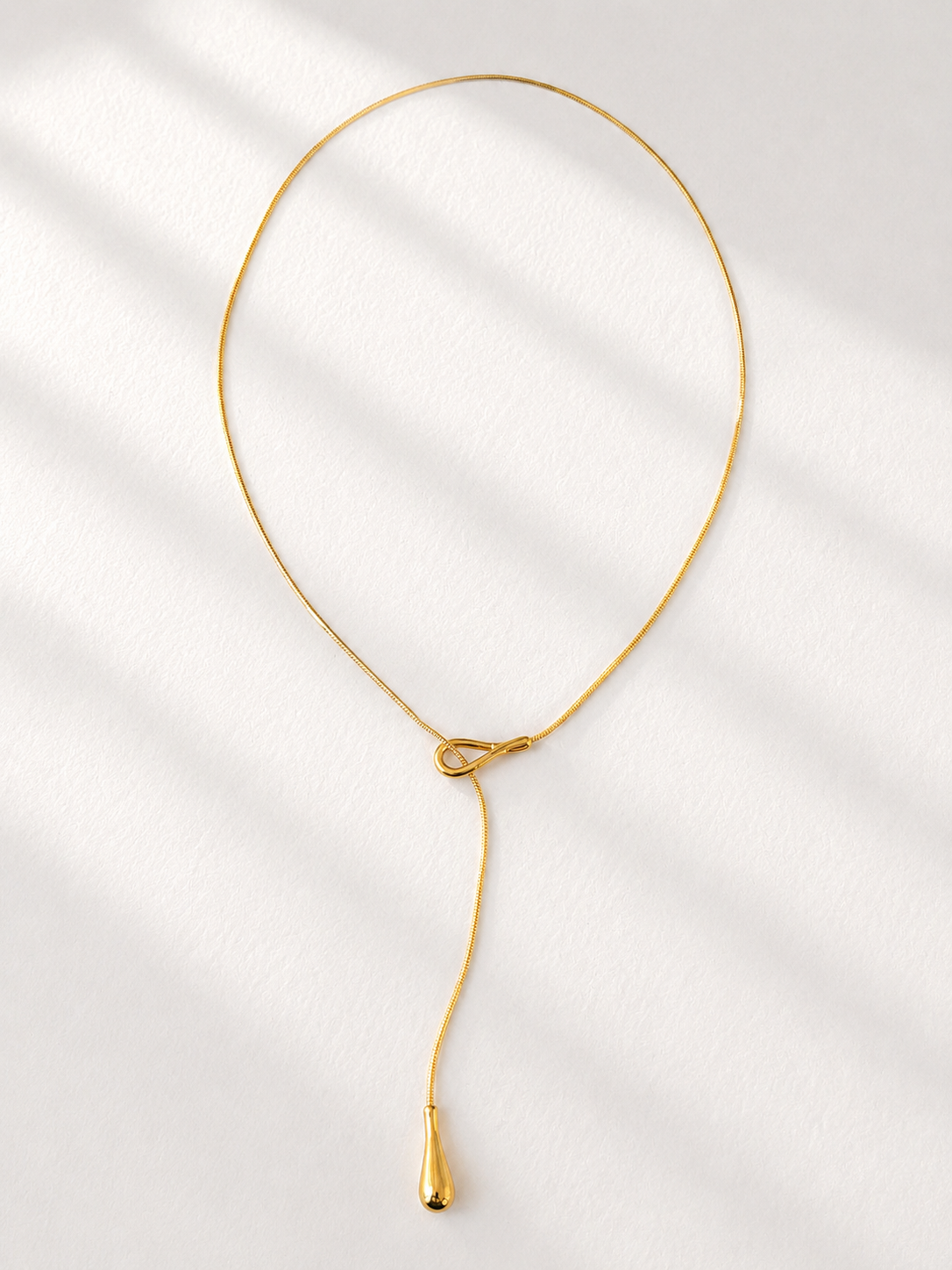Gold Tear Drop Necklace