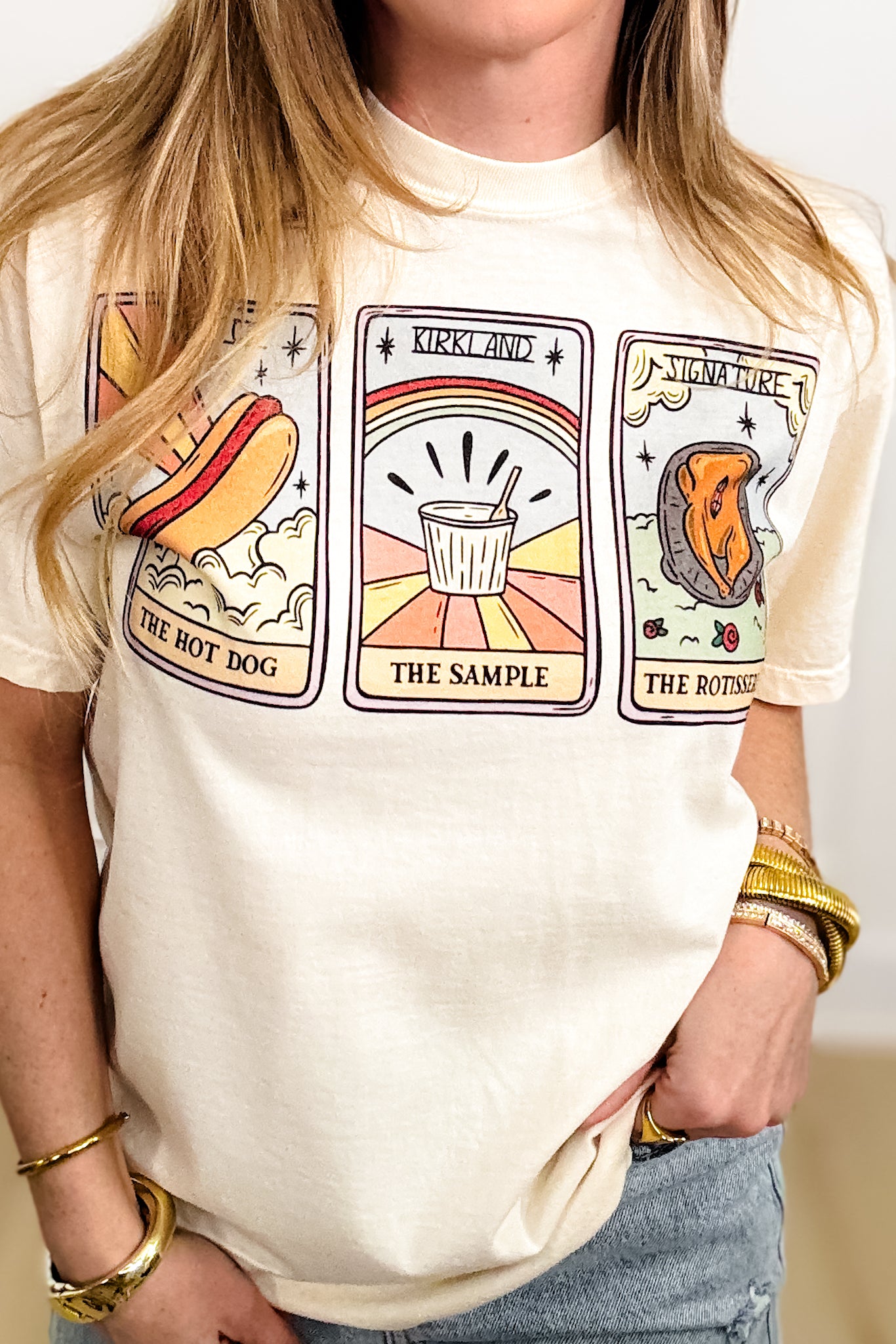 Plus/Reg Short Sleeve "Costco, Kirkland, Signatures" Graphic Tee