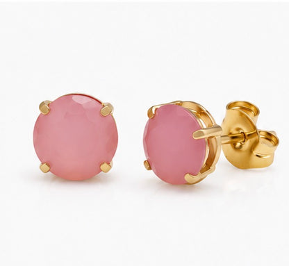 TOVA Basics Studs Gold Tone Crystal Earring