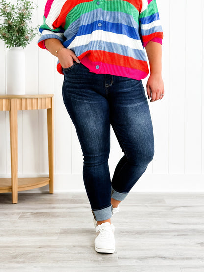 Judy Blue Long Tall Sally Non-Distressed Skinny Jeans (34" INSEAM!)