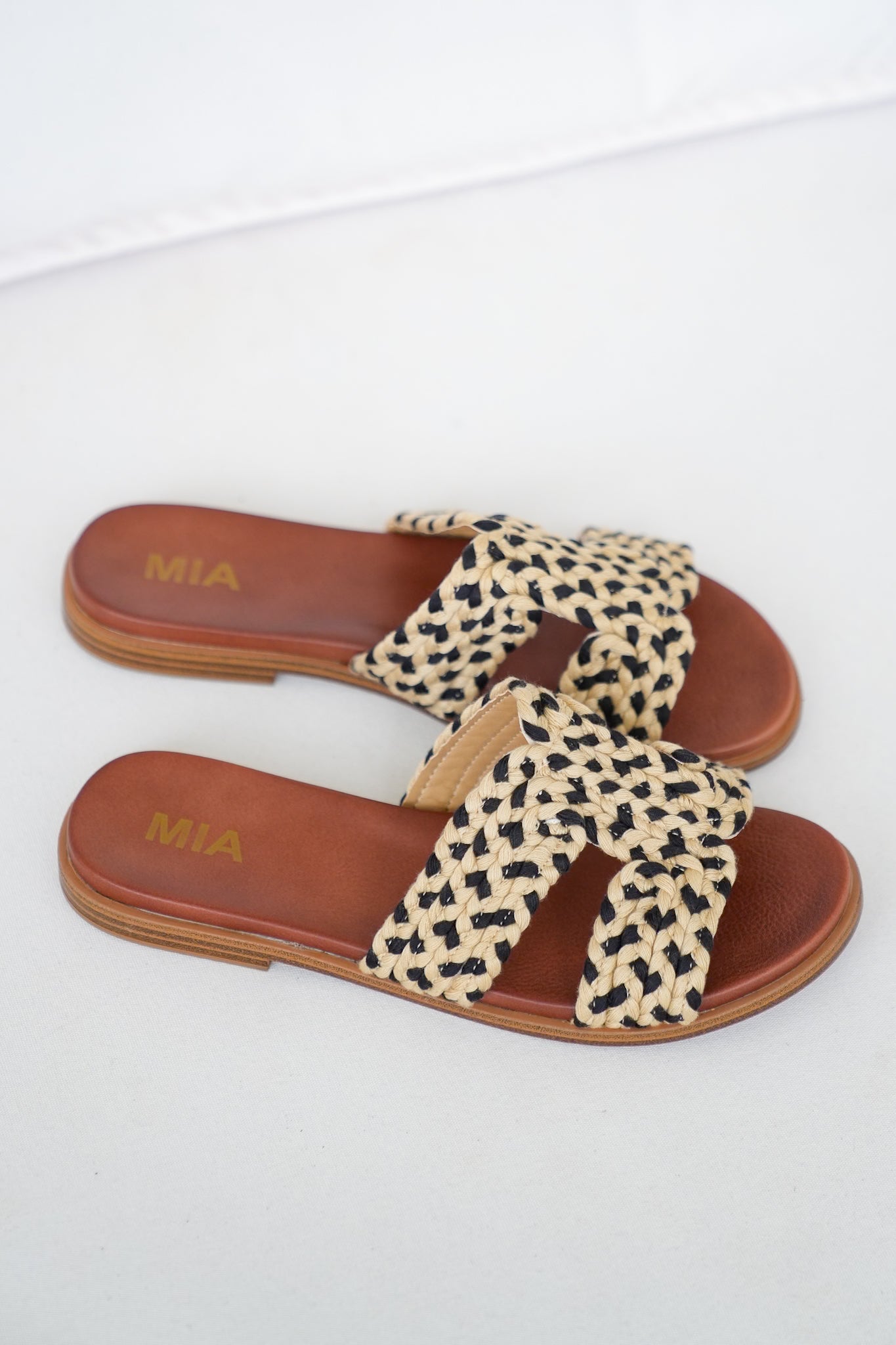 MIA Braided Slip-On Sandal