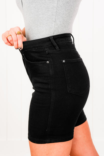 Judy Blue Tummy Control Cuffed Shorts