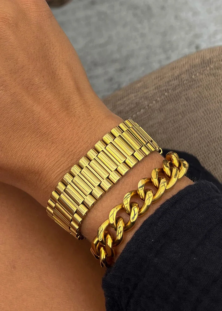 Restock! Chansutt Pearls Thick Gold Watch Band