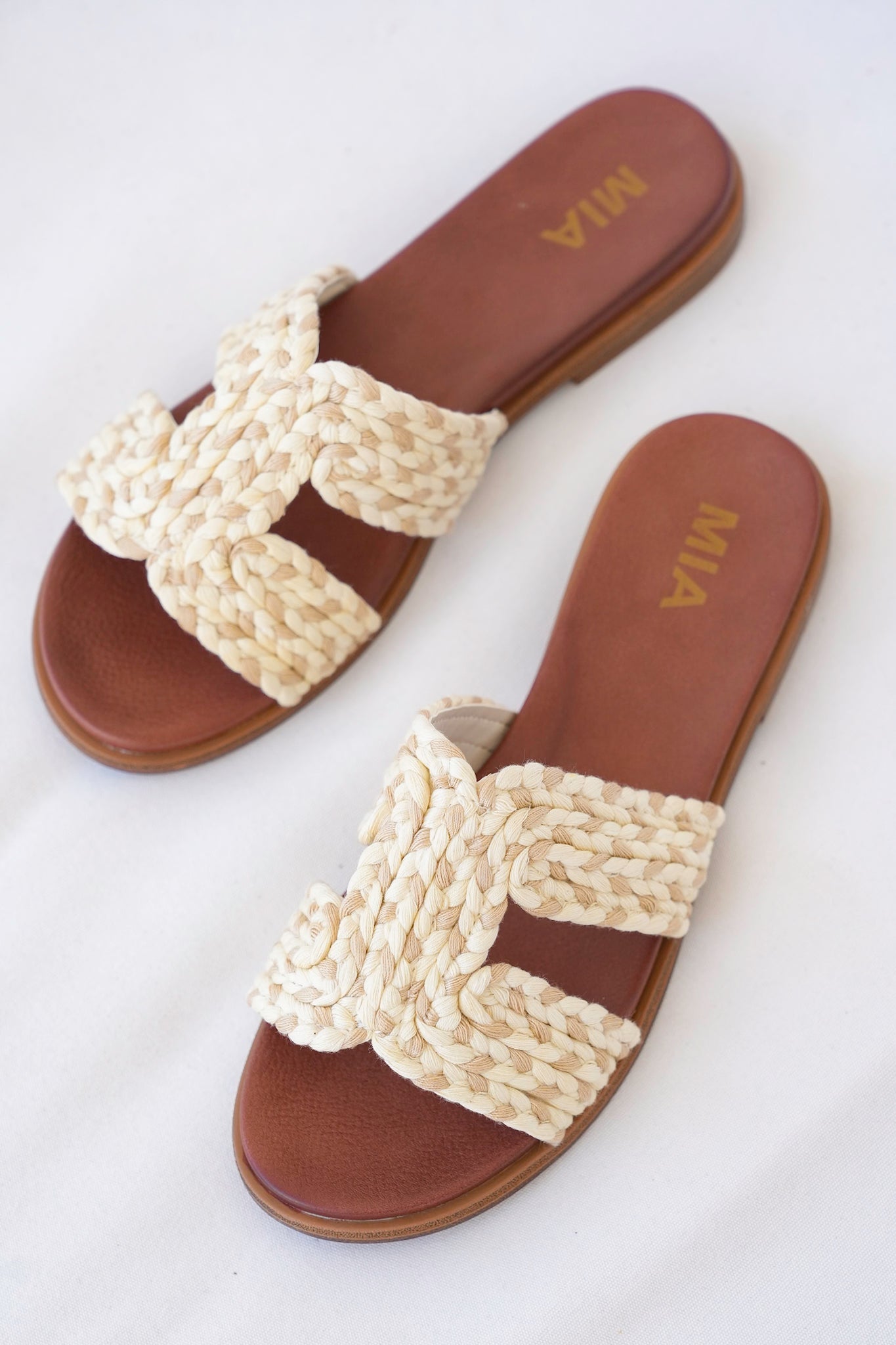 MIA Braided Slip-On Sandal