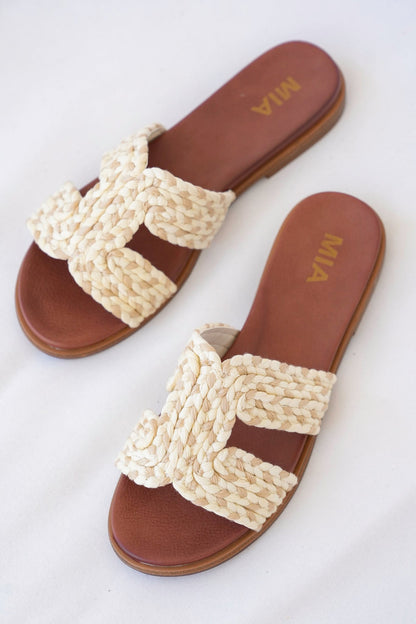 MIA Braided Slip-On Sandal