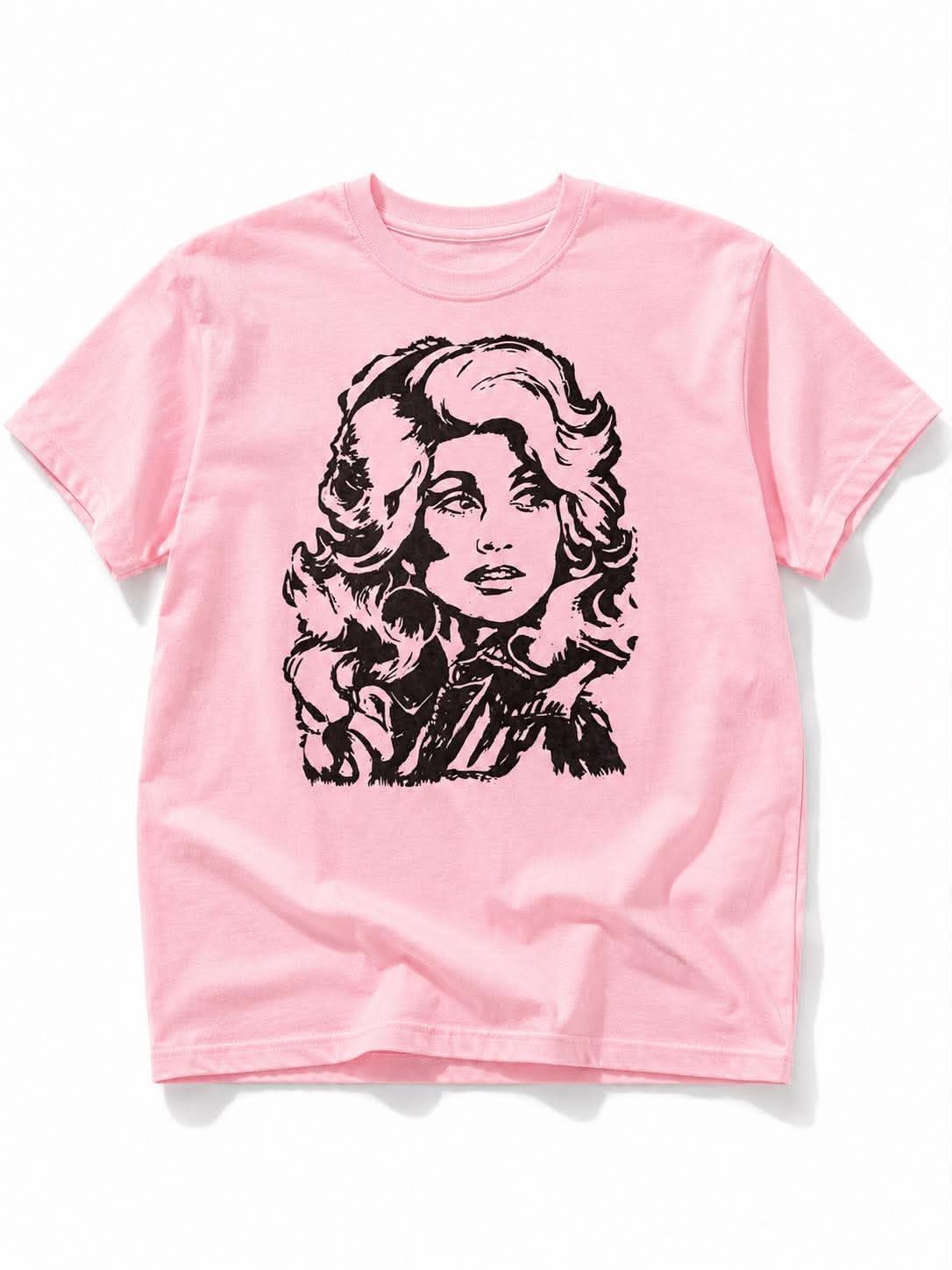 Plus/Reg Short Sleeve Dolly Graphic Tee