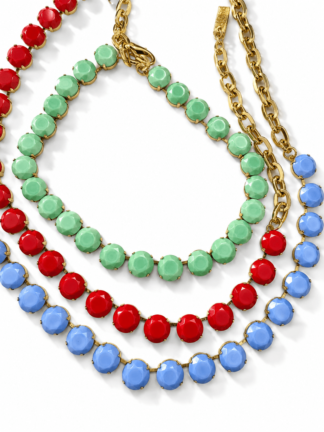 TOVA The Sofia Wesley Crystal Necklace - Freckled Poppy