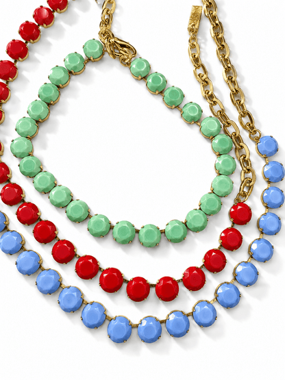 TOVA The Sofia Wesley Crystal Necklace - Freckled Poppy