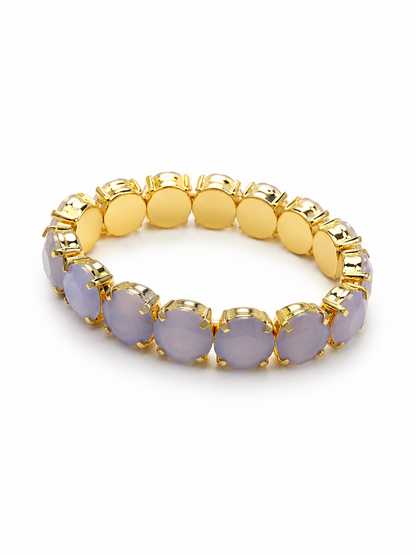 TOVA Croatia Gold Plated Opal Stretch Bracelet