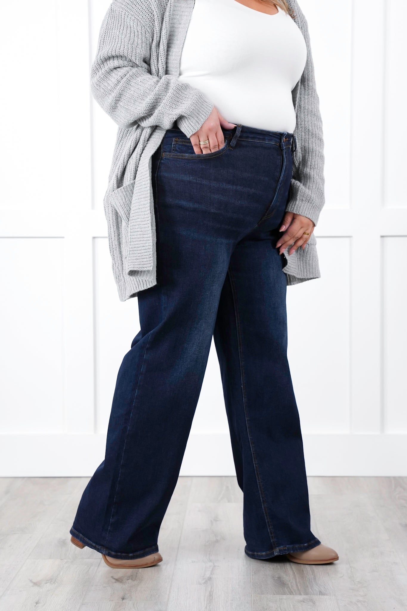 Lovervet High Rise Dark Wash 90's Vintage Loose Jeans