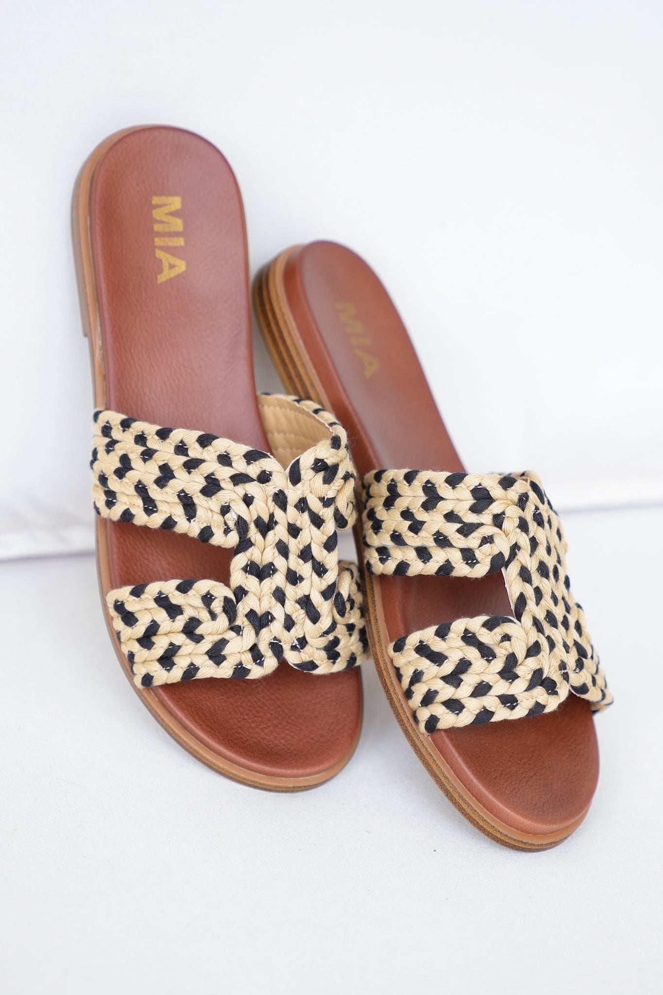 MIA Braided Slip-On Sandal