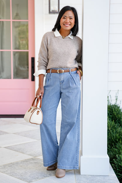 Risen The WindsorRelaxed Waist Wide Leg Jeans