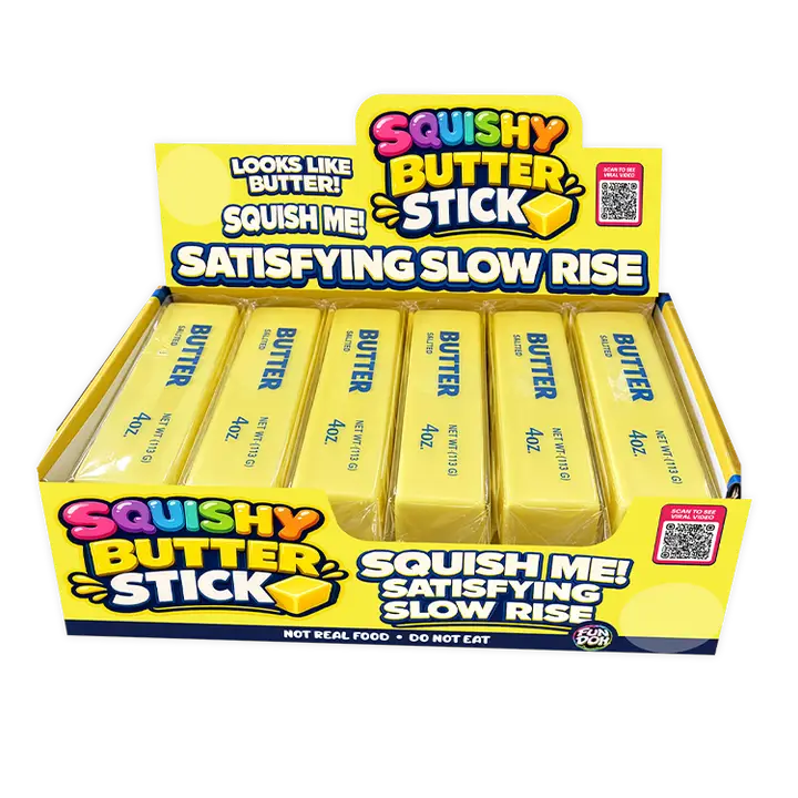 Fun Doh Butter Stick Slow Rise Fidget Toy