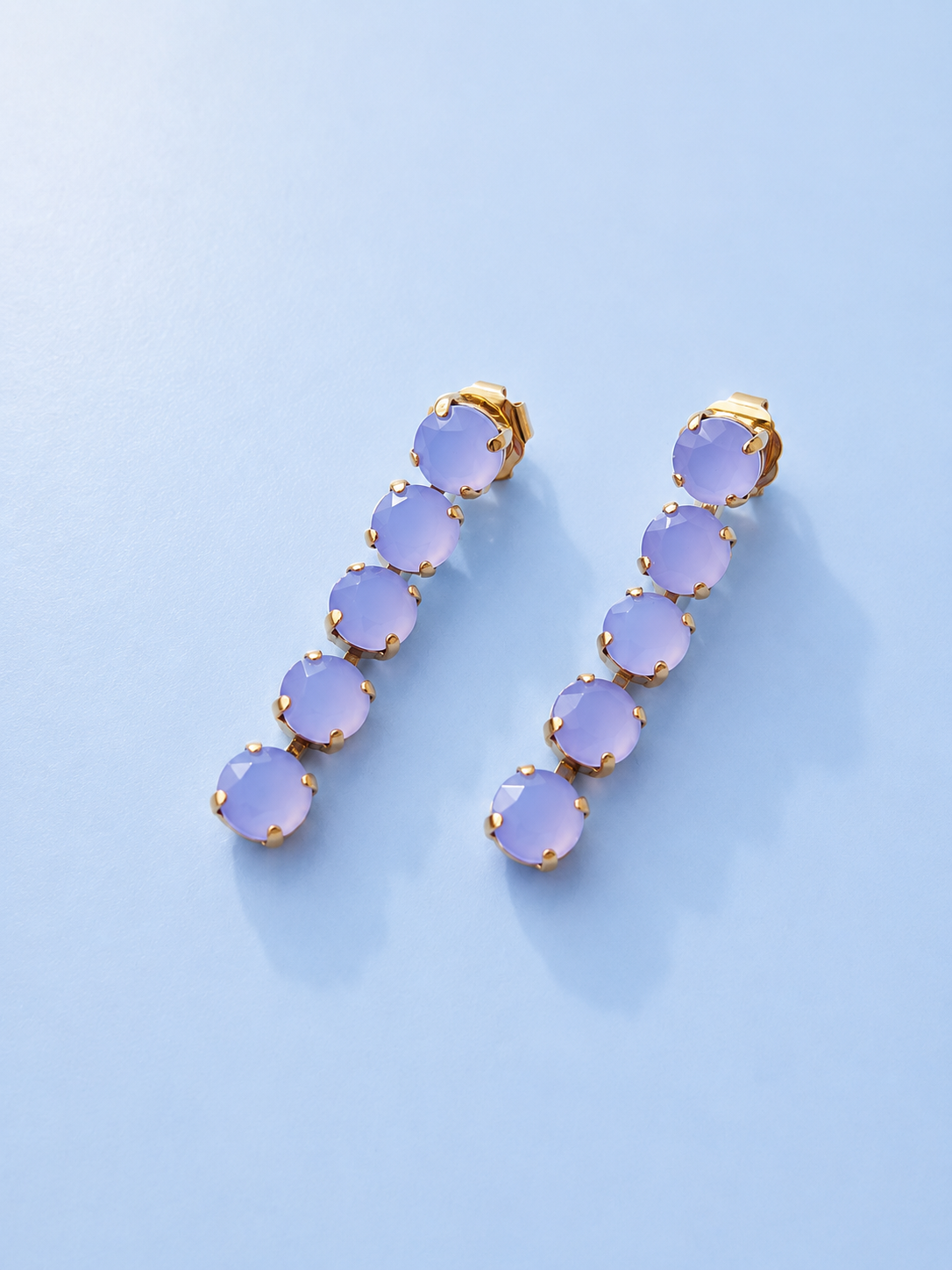 TOVA Oakland Opal Crystal Drop Earrings
