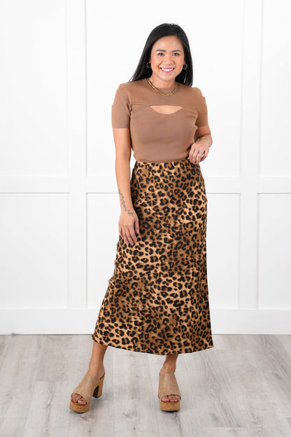 Short Sleeve Sweater with Cutout Detail