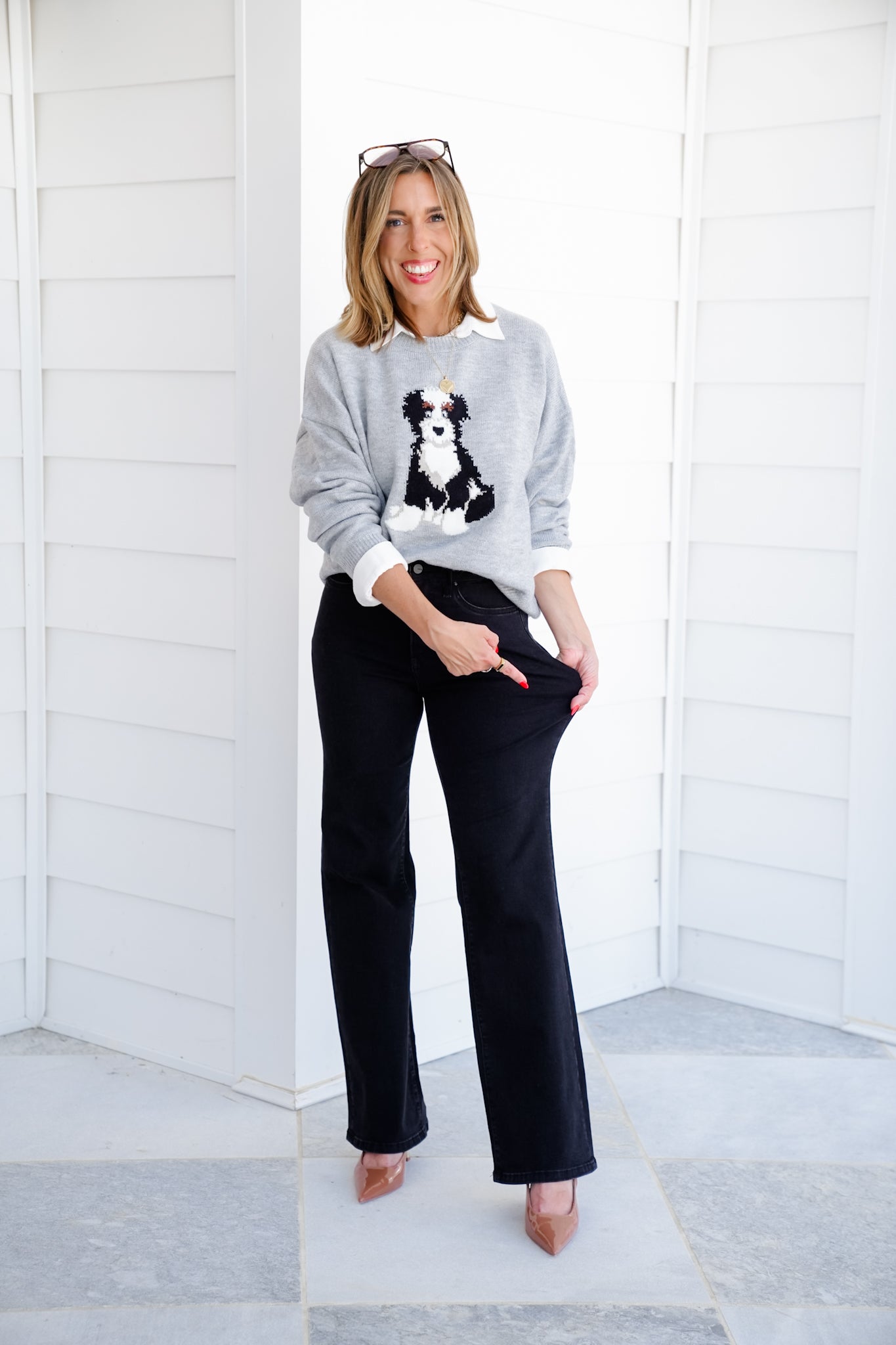 Mica High Rise Black Wide Leg Jeans