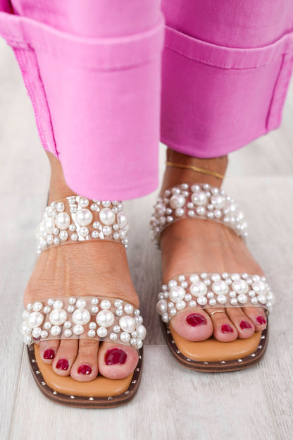 Corky's "Mamma Mia" Pearl Paved Straps Sandal