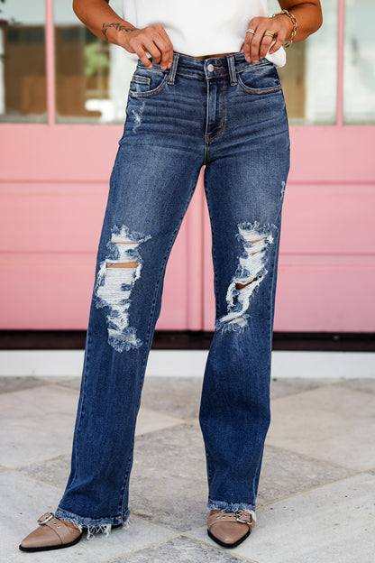 Judy Blue Come As You Are Medium Wash Dad Jeans