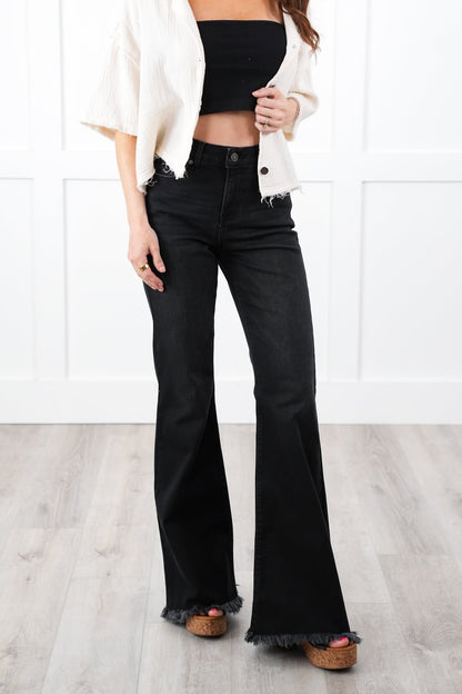 Door Buster! Zenana High Rise Bell Bottom Jeans