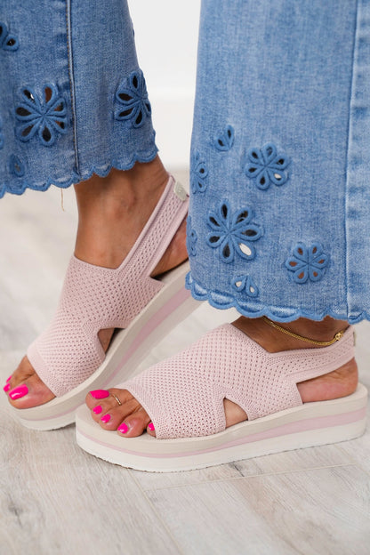 Yellow Box "Martie" Open-Toe Sling Back Sandals