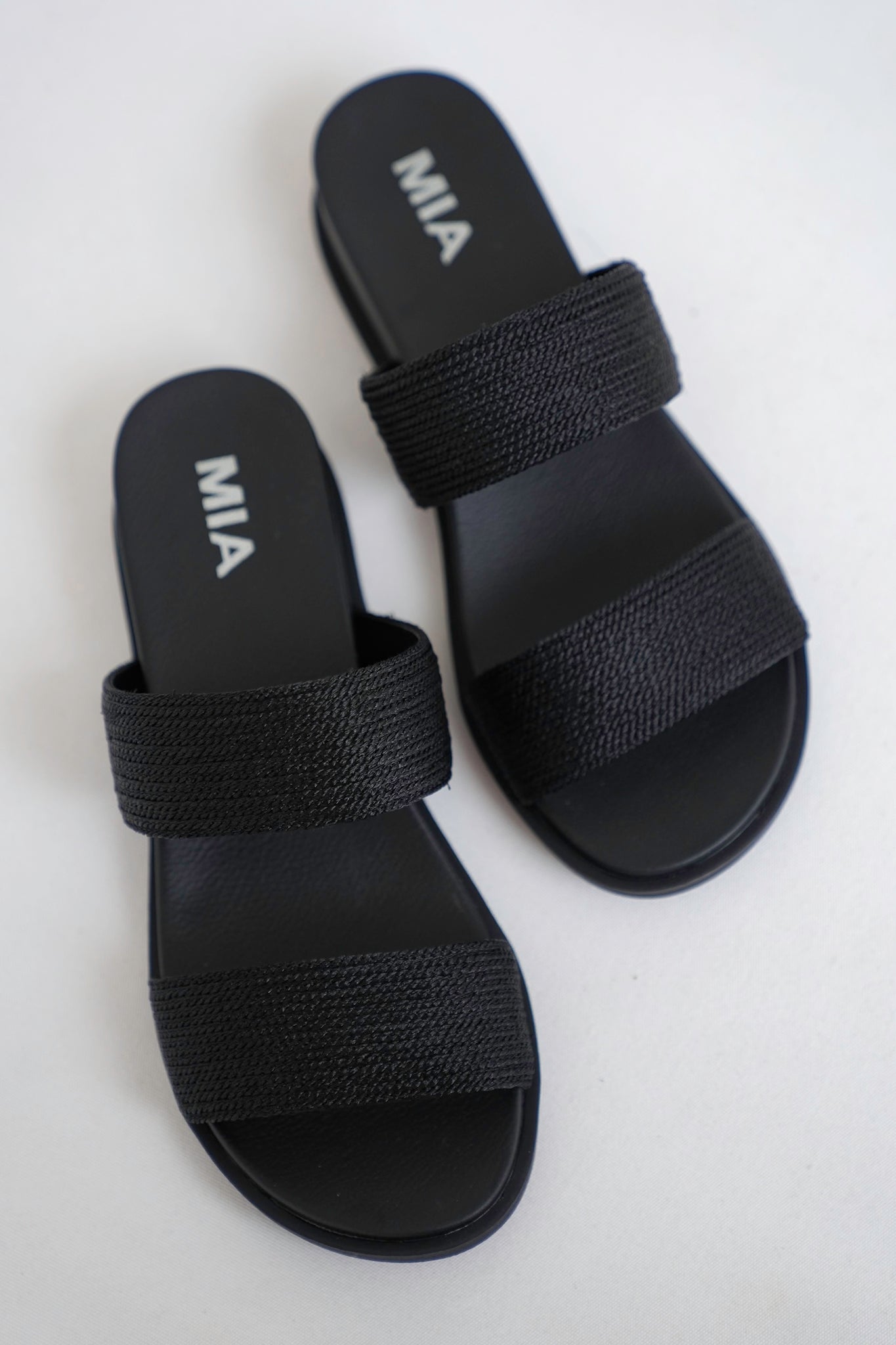 MIA Double Strap Slide Sandal