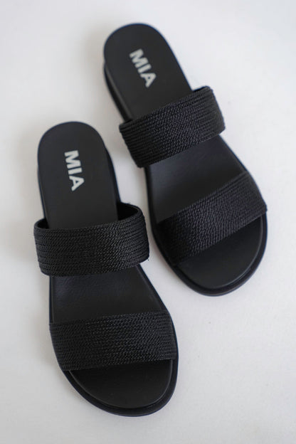 MIA Double Strap Slide Sandal