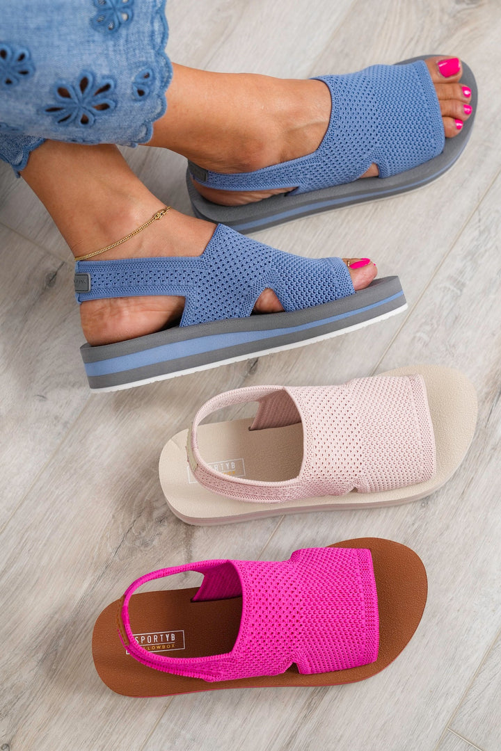 Yellow Box "Martie" Open-Toe Sling Back Sandals