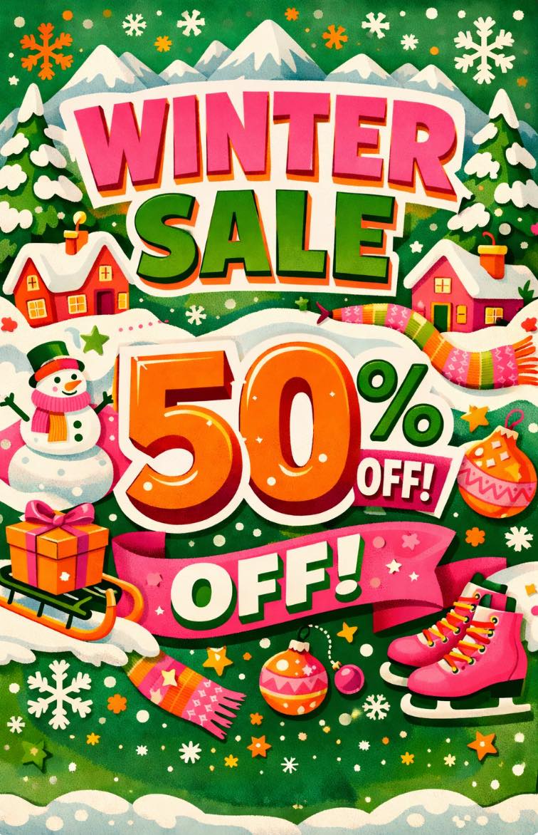 Winter Sale 50% OFF