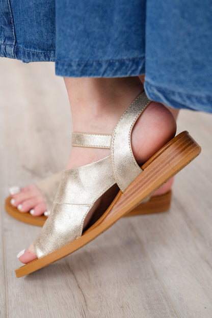 Restock! Blowfish Metallic Shimmer Sandals
