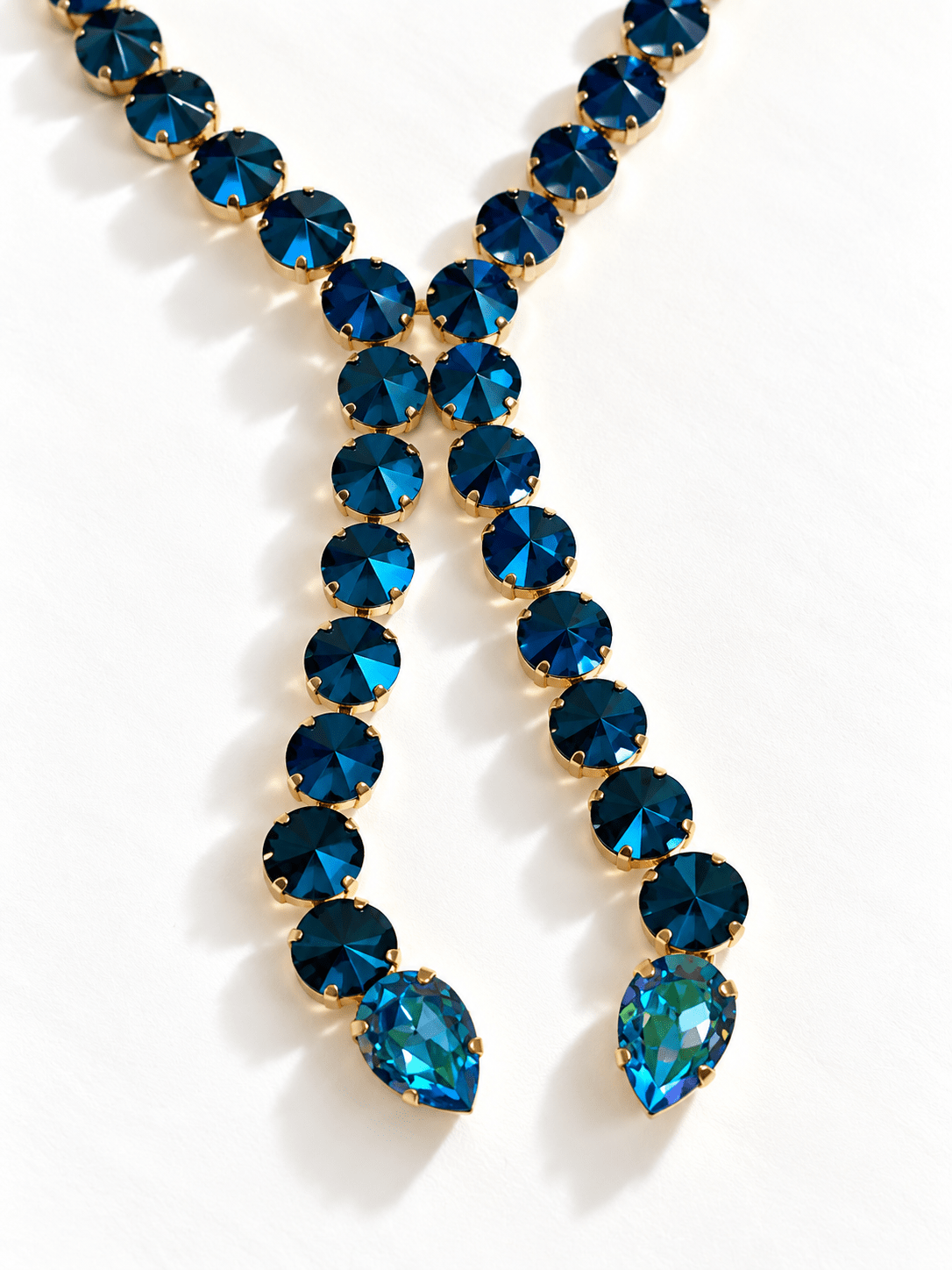 TOVA Split Necklace In Azurro - Freckled Poppy