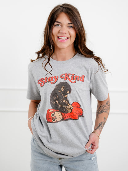 Plus/Reg Short Sleeve "Stay Kind" Graphic Tee
