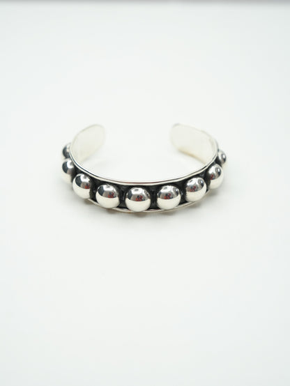 BOHO SOL Sterling Silver Ball Cuff